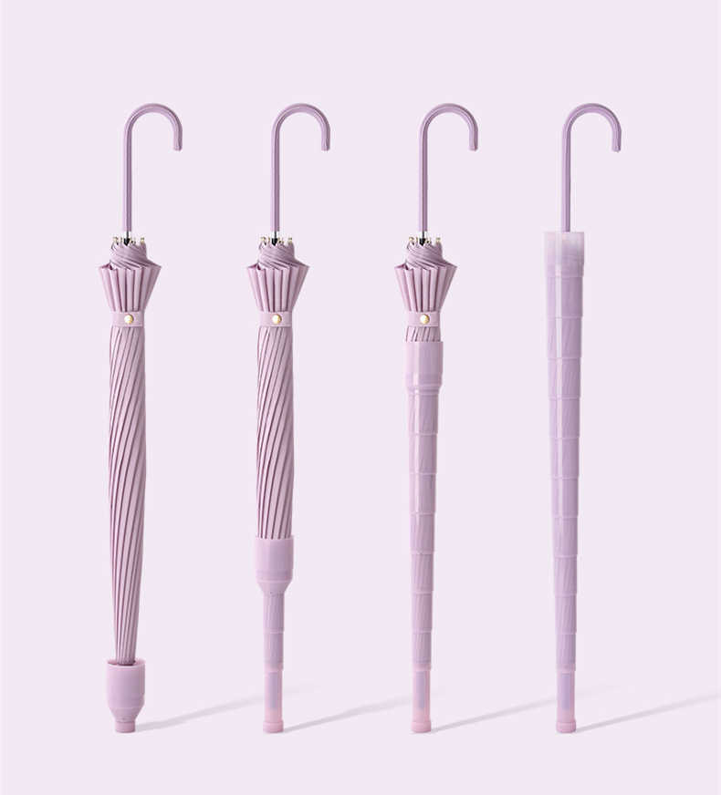 Umbrellas Colors Fashionable Big Long Hand Umbrella for Women Creative Long Handle Umbrella with Case Cover Automatic Open R230705