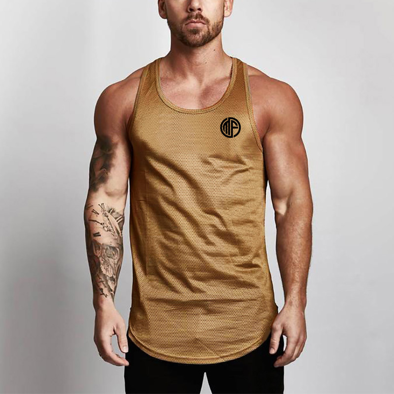 Men s Tank Tops Clothing Summer Singlets Mens Shirt Bodybuilding Equipment Fitness Mesh Stringer Tanktop Vest 230704
