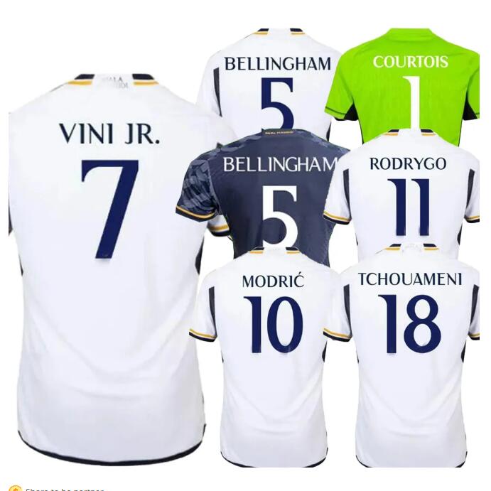 23/24 Bellingham BENZEMA soccer jerseys 23 24 football shirt VINI JR NACHO KROOS LUCAS V ASENSIO Courtois VALVERDE HAZARD CAMAVINGA MODRIC RODRYGO camiseta kids kits, 2324
23/24 Bellingham BENZEMA soccer jerseys 23 24 football shirt VINI JR NACHO KROOS LUCAS V ASENSIO Courtois VALVERDE HAZARD CAMAVINGA MODRIC RODRYGO camiseta kids kits, 2324