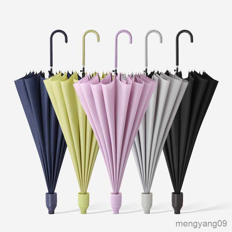 Umbrellas Colors Fashionable Big Long Hand Umbrella for Women Creative Long Handle Umbrella with Case Cover Automatic Open R230705