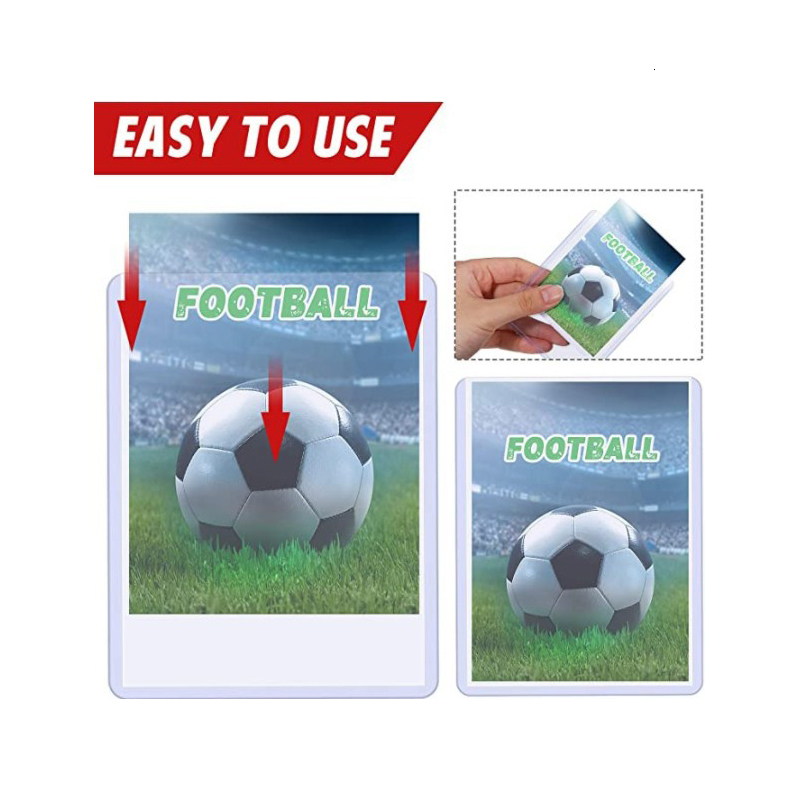 Business Card Files 100PcsPack Game Cards Outer Sleeves Protector Gaming Trading Plastic Collect Holder Toploader Sports Pocard Cover 230705