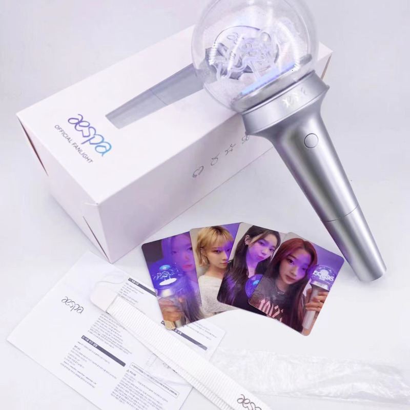 LED Light Sticks Kpops Lightstick Karina Giselles Winter Ning No Bluetooth Concert Hand Lamp Party Flash Fluorescent Toy Fans Collection 230705