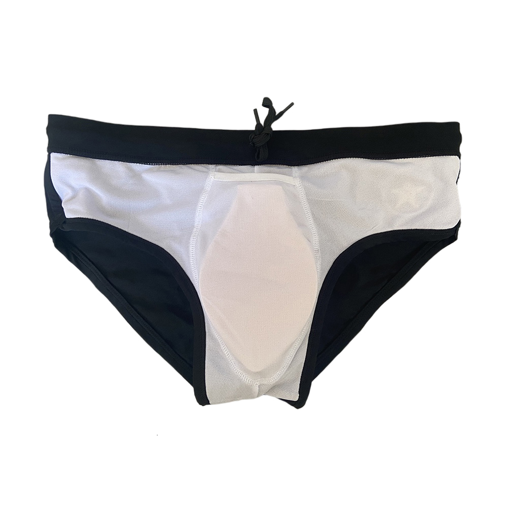Men's Swimwear Sexy Low Waist Swimsuit Side Split Summer Quick Dry Beach Surfing Fashion Sports Mayo 230705