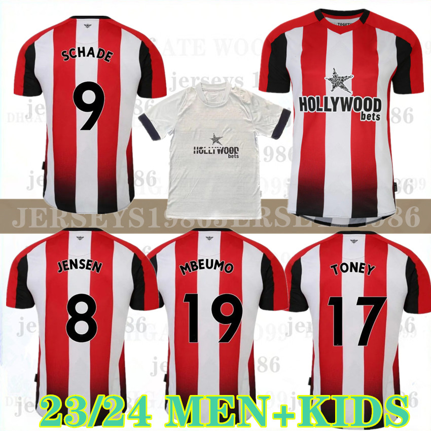 23 24 Brentfords FC Home Soccer Jerseys 2023 2024 Adult TONEY MBEUMO HENRY Second football shirts Men Kids Kit 999, White
23 24 Brentfords FC Home Soccer Jerseys 2023 2024 Adult TONEY MBEUMO HENRY Second football shirts Men Kids Kit 999, White