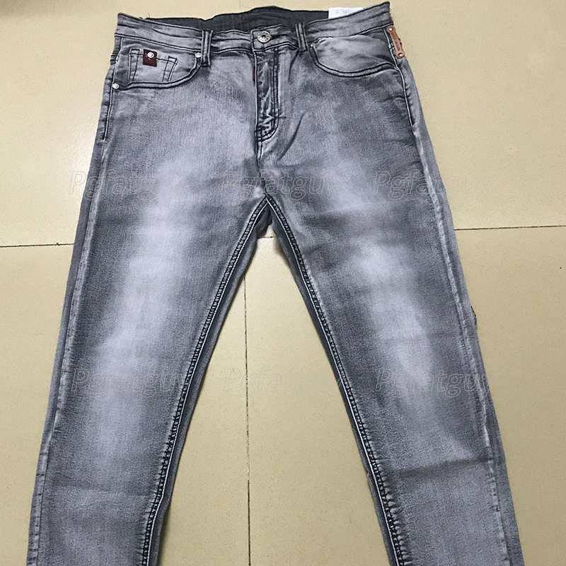 Business Casual 2pcs Men's Pant Sets Simple Design Long Sleeve Denim Jacket and Jeans Spring Autumn Slim-fit Stretch Male Clothing