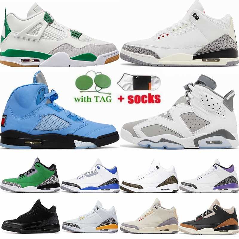 

Jumpman 3 3s Basketball Shoes Desert Elephant Muslin White Cement Reimagined Dark Iris Racer Blue 4s Pine Green Fire Red 5s University Blue Mens Sneakers Trainers