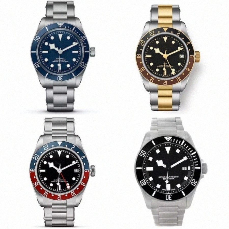 

Tudors Pelagoss Mechanical Watch Top Watches gmt Mens montre movement bronze blacks bays Designer ceramic automatic Wristwatches de luxe V50e#, #1