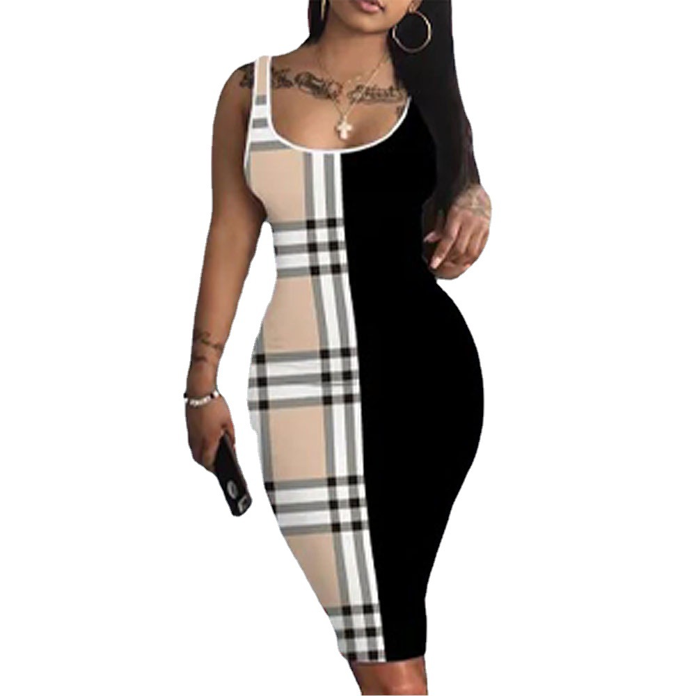 Plus Size Dresses Baroque Print Bodycon Dress Summer Sexy Tank Maxi Elegant Ladies Birthday Party Club Sundress AAA Discount for in-store purchases