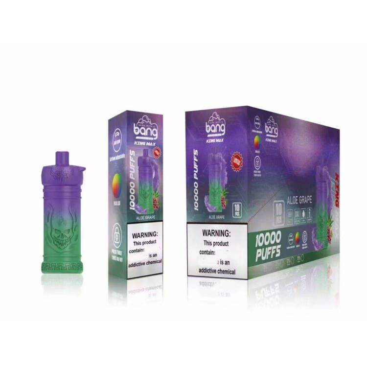 Original Bang King Max Puff 10000 Disposable Vapes Pen 10k Puffs Airflow Adjustable E Cigarette Vaporizer Recharge Mesh Coil Vape
Original Bang King Max Puff 10000 Disposable Vapes Pen 10k Puffs Airflow Adjustable E Cigarette Vaporizer Recharge Mesh Coil Vape