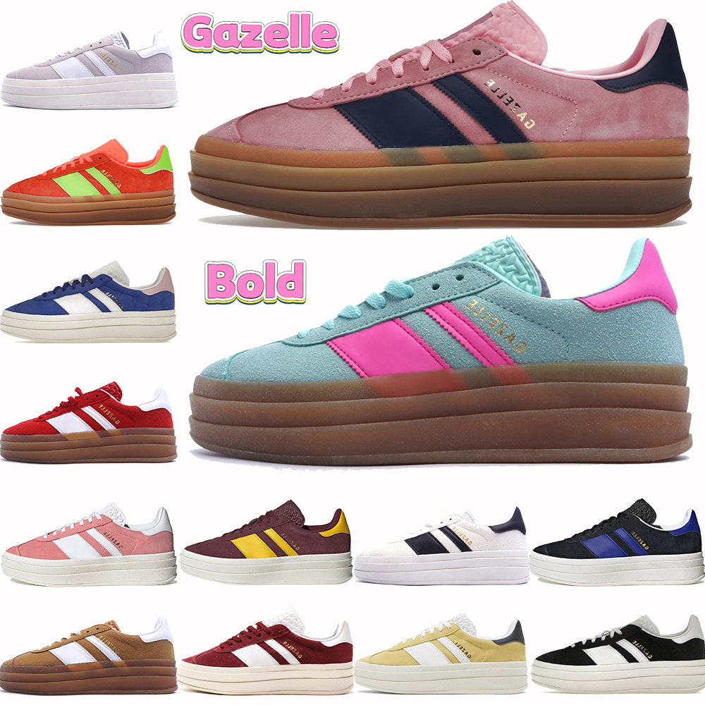 New Gazelle Bold Platform Casual Shoes Pink Glow Flash Aqua Grey White Solar Orange Green Almost Yellow Shadow Red luxury mens womens sports sneakers trainers, 14 chocolate blue
New Gazelle Bold Platform Casual Shoes Pink Glow Flash Aqua Grey White Solar Orange Green Almost Yellow Shadow Red luxury mens womens sports sneakers trainers, 14 chocolate blue