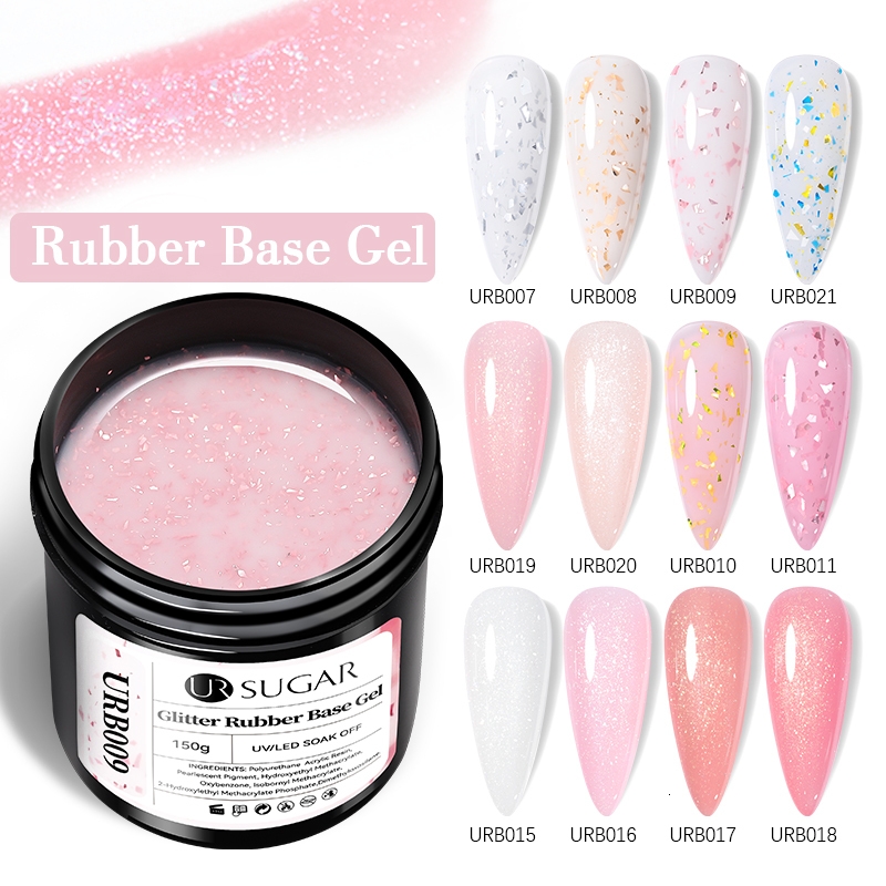 Nail Polish Sugar shiny rubber bottom filled with 150g gold sequins pink camouflage gel color soap UV LED nail gel varnish 230704