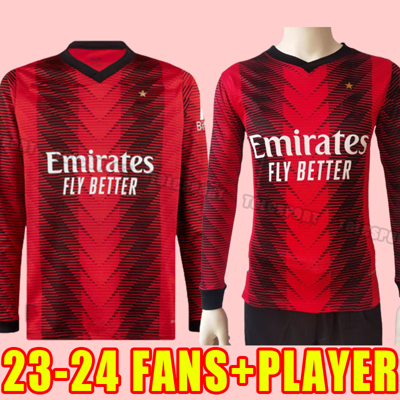 IBRAHIMOVIC 23 24 soccer jerseyS AC MILANS GIROUD R. LEAO BENNACER KESSIE ROMAGNOLI CALHANOGLU TONALI REBIC 2023 2024 football shirt Long sleeve FANS PLAYER VERSION, Home
IBRAHIMOVIC 23 24 soccer jerseyS AC MILANS GIROUD R. LEAO BENNACER KESSIE ROMAGNOLI CALHANOGLU TONALI REBIC 2023 2024 football shirt Long sleeve FANS PLAYER VERSION, Home