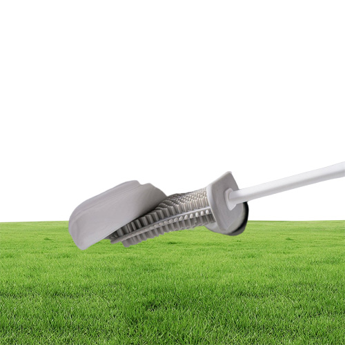 Cracked Household Long Handle Soft Glue Toilet Brush No Dead Corner Cleaning Tpr Silicone Brush5513773