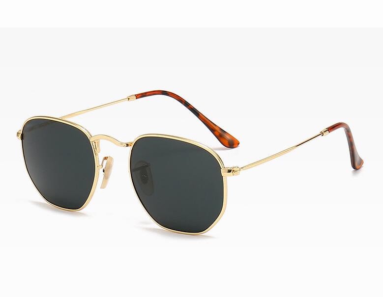 High Quality Retro Men Women Irregular Sunglasses Metal Gold Frame Glass Black Lenses Size 51MM Suitable Beach Driving With Accessories
High Quality Retro Men Women Irregular Sunglasses Metal Gold Frame Glass Black Lenses Size 51MM Suitable Beach Driving With Accessories