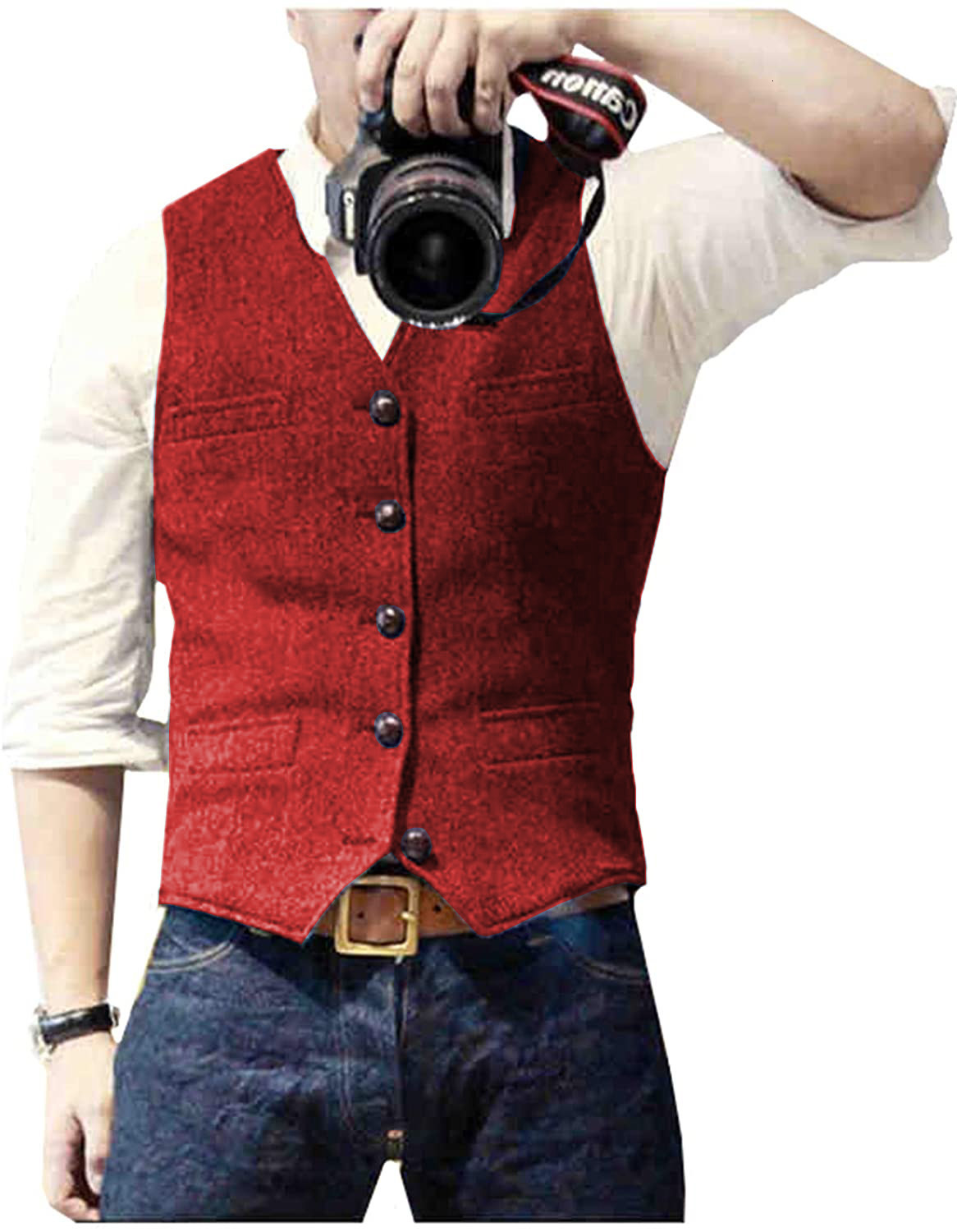 Men's Vests V Neck Suits Vest Casual Classic Formal Business Herringbone Tweed Slim Fit Waistcoat For Wedding Groomsmen 230705