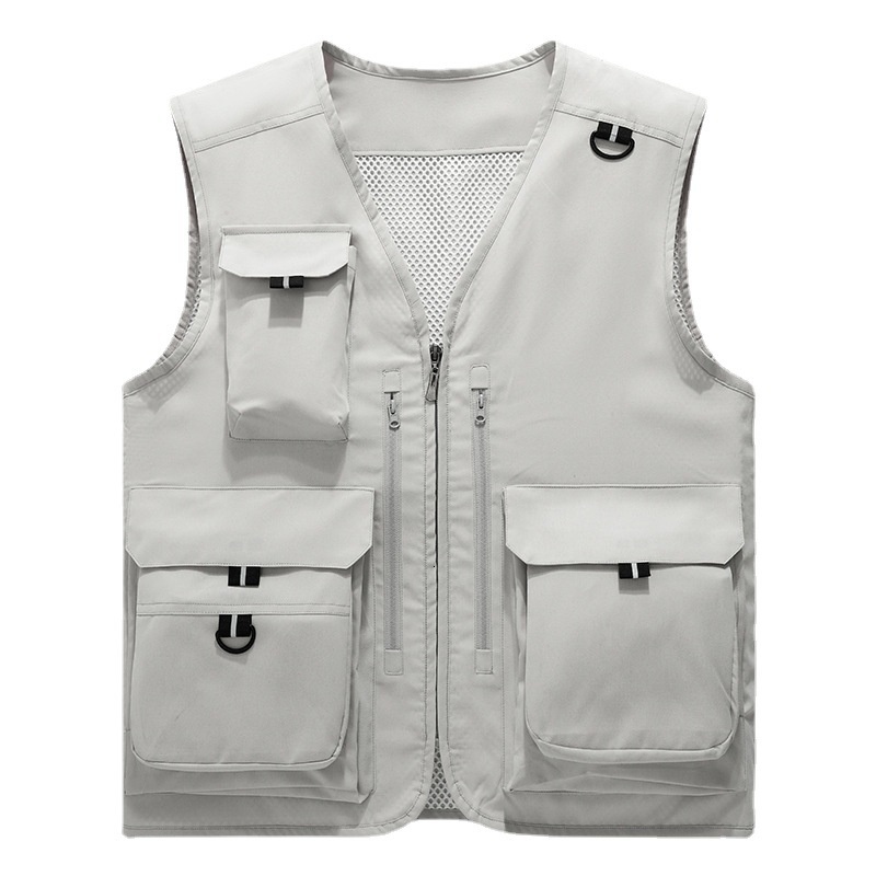 Men's Vests Clothing Sleeveless Vest Dress Waistcoat Man Up Multipocket Formal Social Jackets Gilet Gilete Mens Gilets Classic 230705
