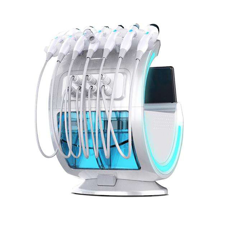 Oxygen Jet Aqua Skin Management Machine Skin Rejuvenation Wrinkle Crinkle Dispelling Damaged Skin Scar Repairing Device with Skin Detection Camera