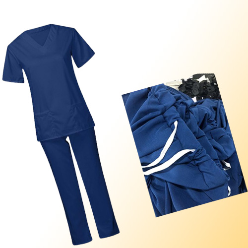 Women039s Pants Capris Solid Color Unisex Men Women Short Sleeve V Neck Nurses Scrubs TopsPants Nursing Working Uniform Set 2137549