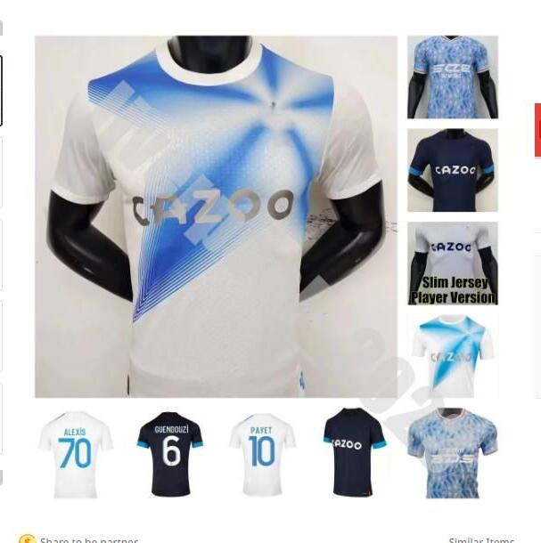 23-24 Olympique De Marseilles ALEXIS soccer jerseys 2023 2024 GUENDOUZI GERSON PAYET OM under BAKAMBU milik maillot Shirt KAMARA adult kids kit Football Uniform GHU, Adult size
23-24 Olympique De Marseilles ALEXIS soccer jerseys 2023 2024 GUENDOUZI GERSON PAYET OM under BAKAMBU milik maillot Shirt KAMARA adult kids kit Football Uniform GHU, Adult size