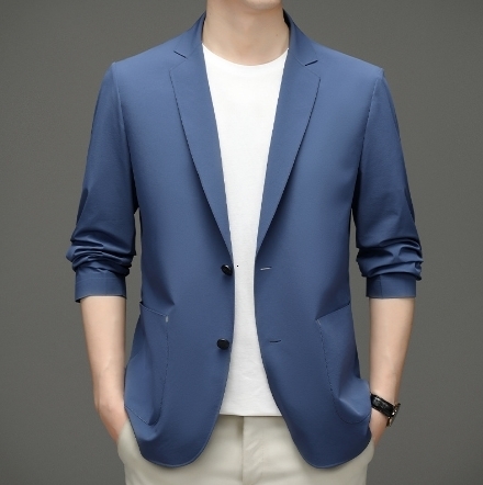 Men's Suits Blazers short sleeve summer mens thin jacket fashion Slim Fit Small Suit Casual Top Coat 230705