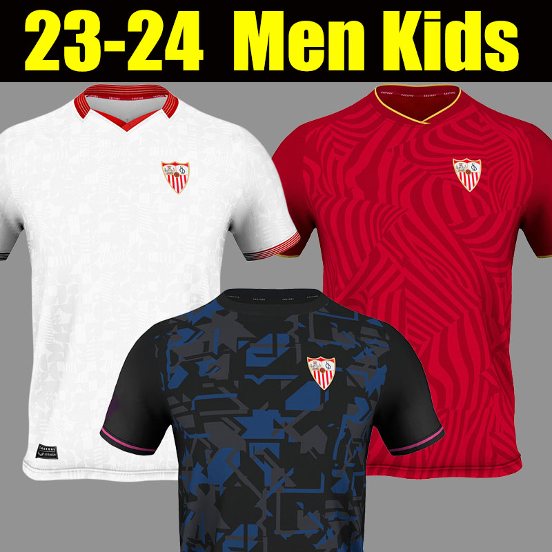 23 24 SevillaS soccer jerseys ISCO LAMELA I.RAKITIC PAPU GOMEZ J.NAVAS DE JONG SUSO 2023 2024 Football shirt ALEX Home White Away Red Third Camiseta Men Kids Kit set, 22-23 home
23 24 SevillaS soccer jerseys ISCO LAMELA I.RAKITIC PAPU GOMEZ J.NAVAS DE JONG SUSO 2023 2024 Football shirt ALEX Home White Away Red Third Camiseta Men Kids Kit set, 22-23 home