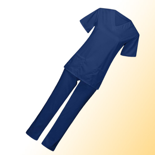 Women039s Pants Capris Solid Color Unisex Men Women Short Sleeve V Neck Nurses Scrubs TopsPants Nursing Working Uniform Set 2137549