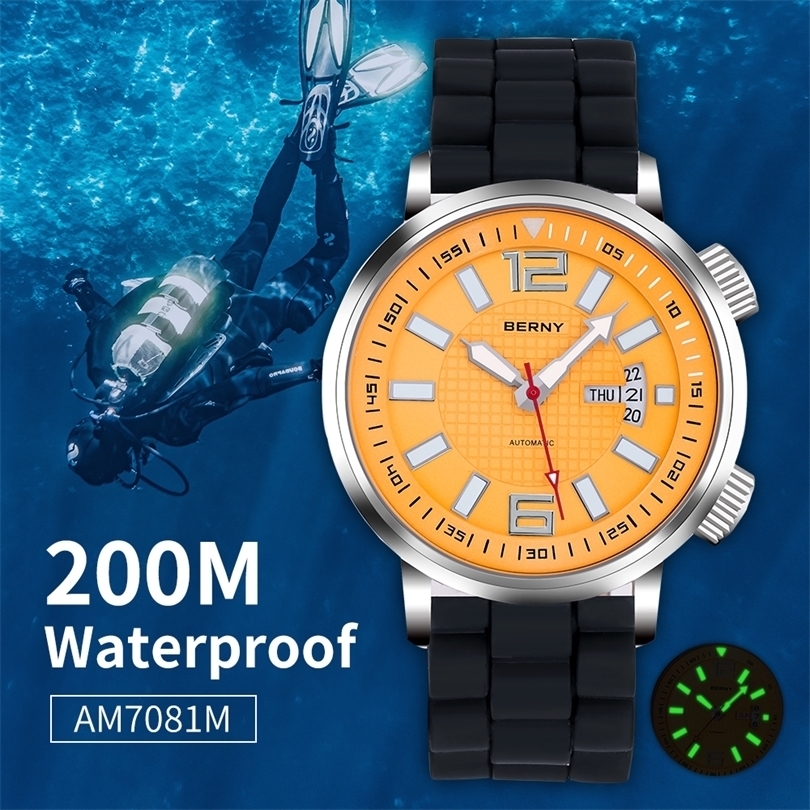 20ATM Diver Automatic Watch for Men Swim Mechanical Wristwatch Calendar Super Luminous Sapphire Lens Sport Watch Men Waterproof 220622, Am7081m-b
20ATM Diver Automatic Watch for Men Swim Mechanical Wristwatch Calendar Super Luminous Sapphire Lens Sport Watch Men Waterproof 220622, Am7081m-b