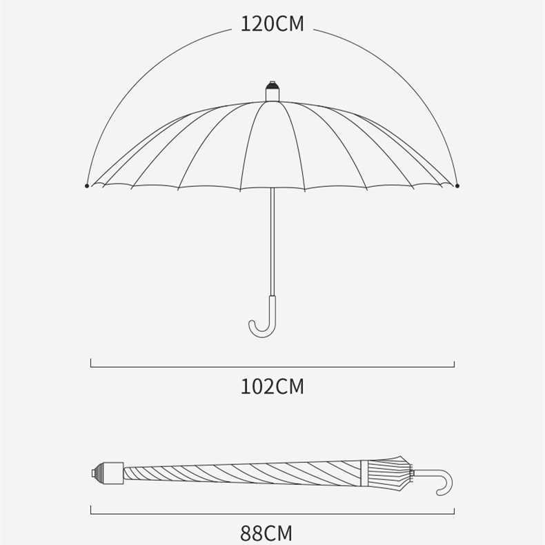 Umbrellas Colors Fashionable Big Long Hand Umbrella for Women Creative Long Handle Umbrella with Case Cover Automatic Open R230705