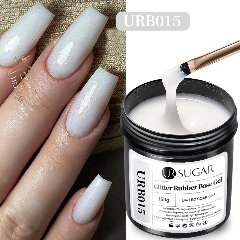 Nail Polish Sugar shiny rubber bottom filled with 150g gold sequins pink camouflage gel color soap UV LED nail gel varnish 230704