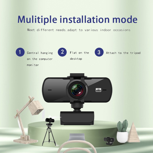 Webcam 2K Full HD 1080P Web Camera Autofocus With Microphone USB Web Cam For PC Computer Mac Laptop Desktop YouTube Webcamera