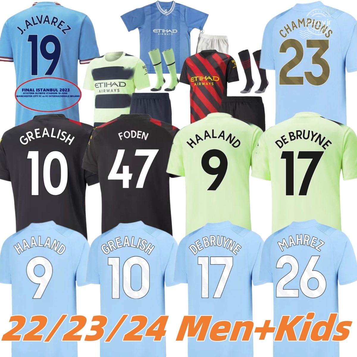 HAALAND 23 24 Soccer Jerseys DE BRUYNE PHILLIPS MANS CITIES GREALISH MAHREZ FODEN 2023 final Football Shirts Men Kids kit sets ALVAREZ FANS player uniforms, 23 24 home adult ucl
HAALAND 23 24 Soccer Jerseys DE BRUYNE PHILLIPS MANS CITIES GREALISH MAHREZ FODEN 2023 final Football Shirts Men Kids kit sets ALVAREZ FANS player uniforms, 23 24 home adult ucl