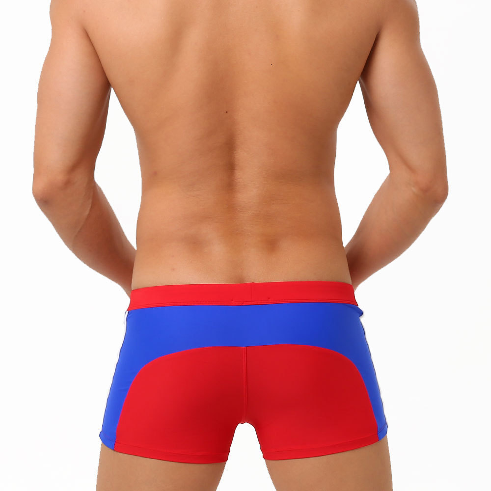 Men's Shorts Sexy swimsuit Beach quick dry men's with zippered pocket short square leg board 230705