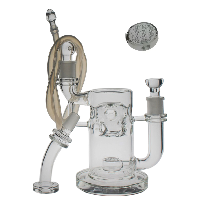 70mm Hookahs Bigger Vaporizer Swiss Bong Thick Straight FAB Dab Rig Saml Glass Vapor With Seed of Life Perc joint size 18.8mm PG3019 (FC-199)
70mm Hookahs Bigger Vaporizer Swiss Bong Thick Straight FAB Dab Rig Saml Glass Vapor With Seed of Life Perc joint size 18.8mm PG3019 (FC-199)