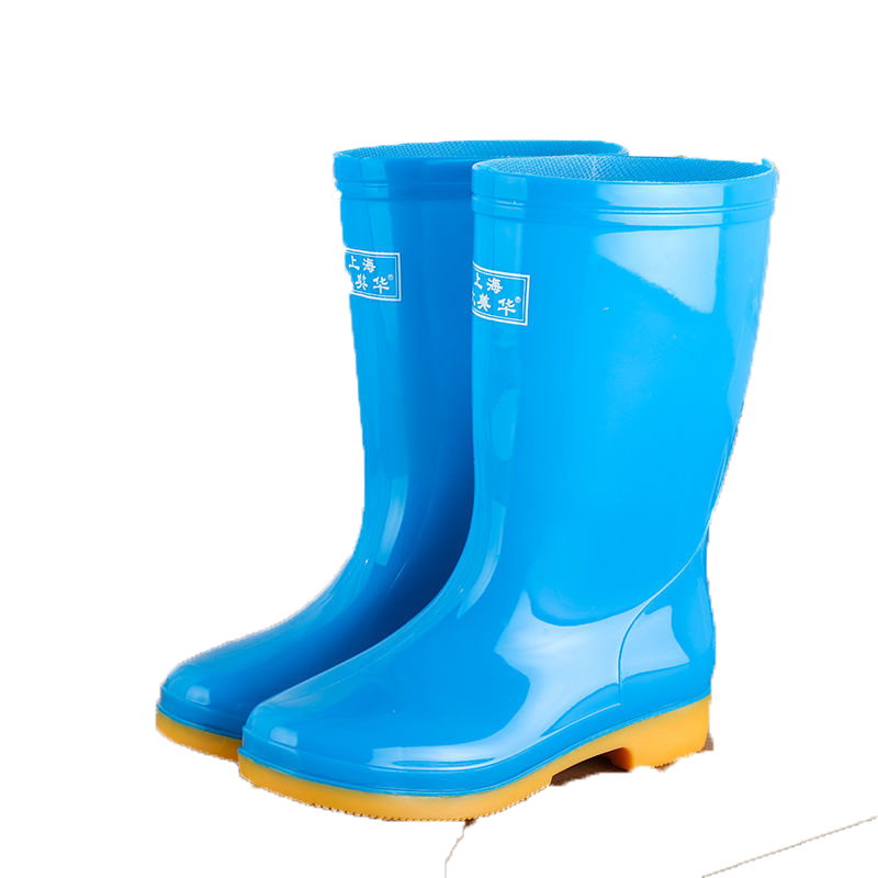 Women MidCalf Boot Ladies Waterproof Rubber Knee Outdoor Shoes Female Winter Warm High Quality Rain Boots Q1216