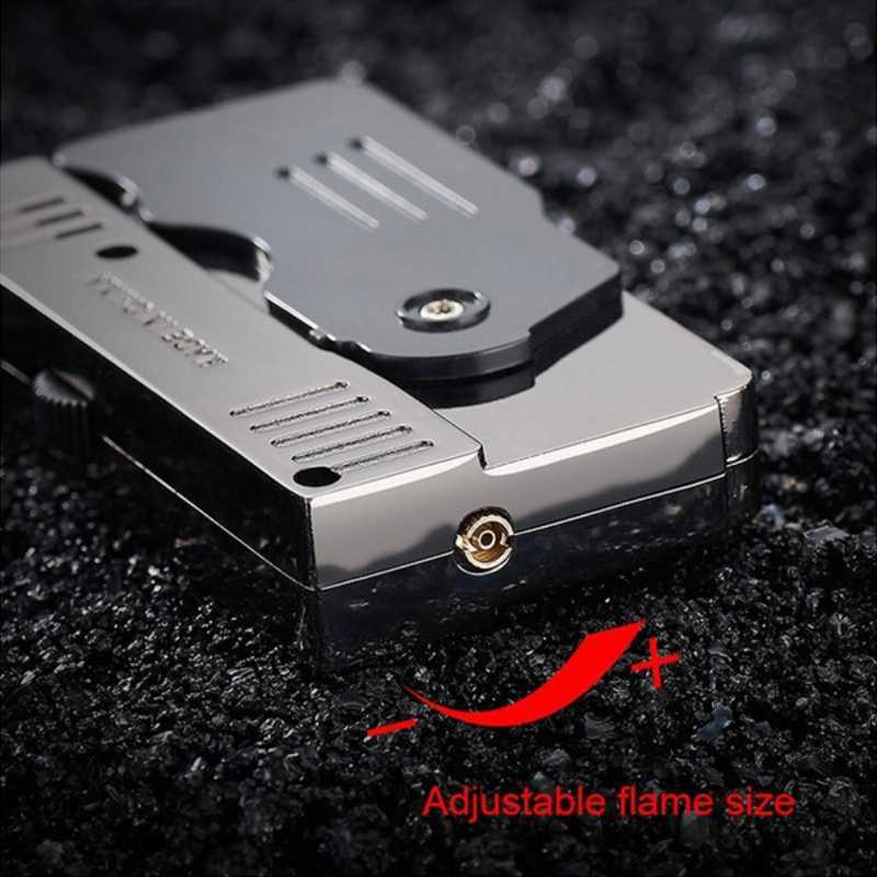 Torch Turbo Without Gas Lighter Gun Switchable Soft/Jet Flame Butane Creative Dual Mode Men S Gadget 8JMY W260202