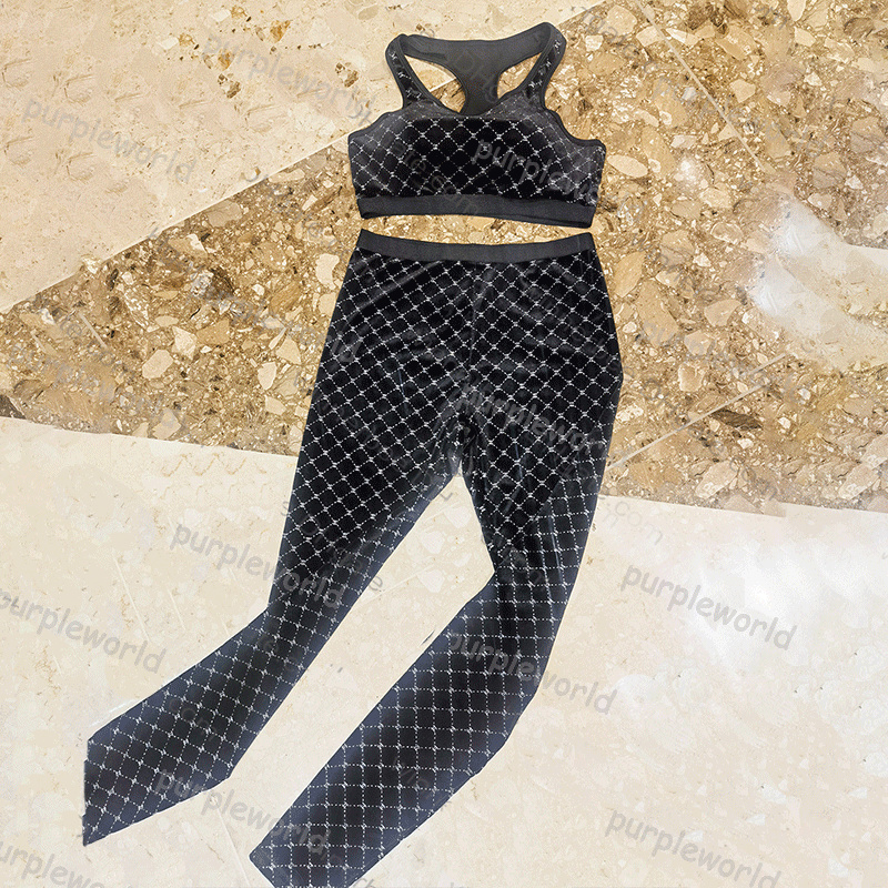 Yoga Wear Two Piece Sleeveless Womens Running Tracksuit Fitness Underwear High Waisted Leggings Tracksuit