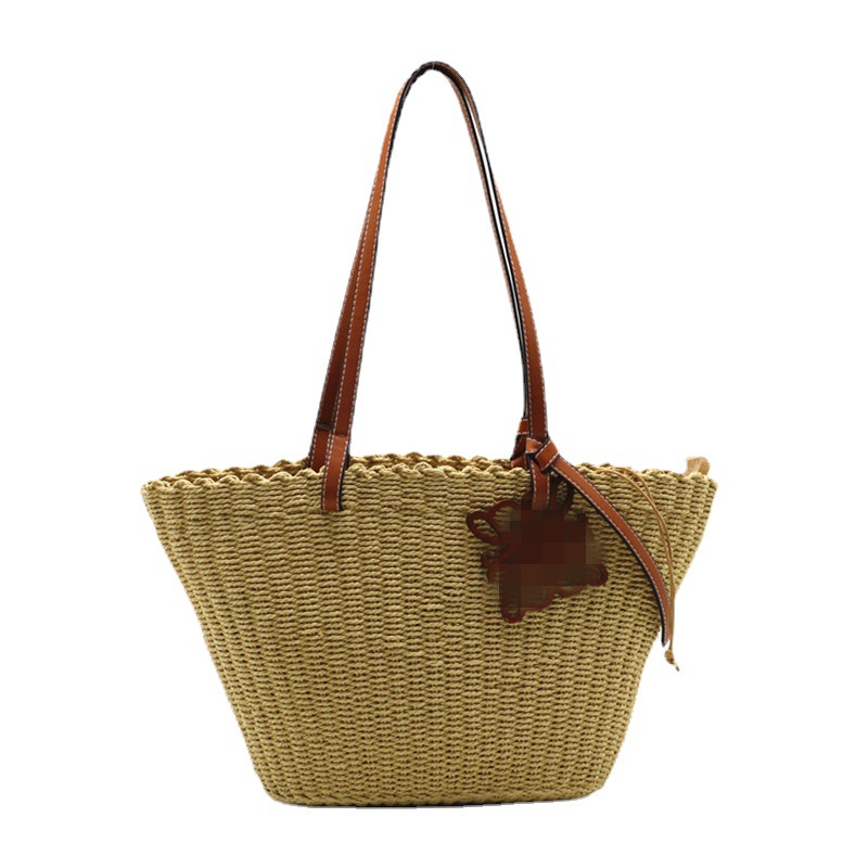 Women Casual Straw Bag Lady Basket Cover Bucket Shoulder Bag Female Summer Outdoor bucket bags Shopping Handbags, Yellow
Women Casual Straw Bag Lady Basket Cover Bucket Shoulder Bag Female Summer Outdoor bucket bags Shopping Handbags, Yellow