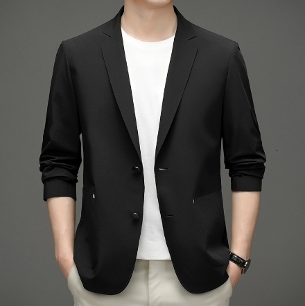 Men's Suits Blazers short sleeve summer mens thin jacket fashion Slim Fit Small Suit Casual Top Coat 230705