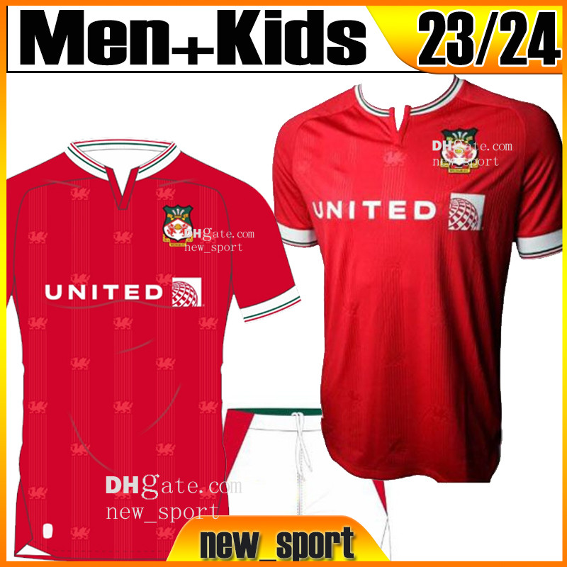 23 24 WreXHAms Soccer Jerseys Men Kids Kit 2023 2024 Home Crysau pel Droed Fan Version Camisetas Futbol Maillot Foot DAVIES YOUNG MULLIN CANNON Football Shirt, 22 23 3rd patch
23 24 WreXHAms Soccer Jerseys Men Kids Kit 2023 2024 Home Crysau pel Droed Fan Version Camisetas Futbol Maillot Foot DAVIES YOUNG MULLIN CANNON Football Shirt, 22 23 3rd patch