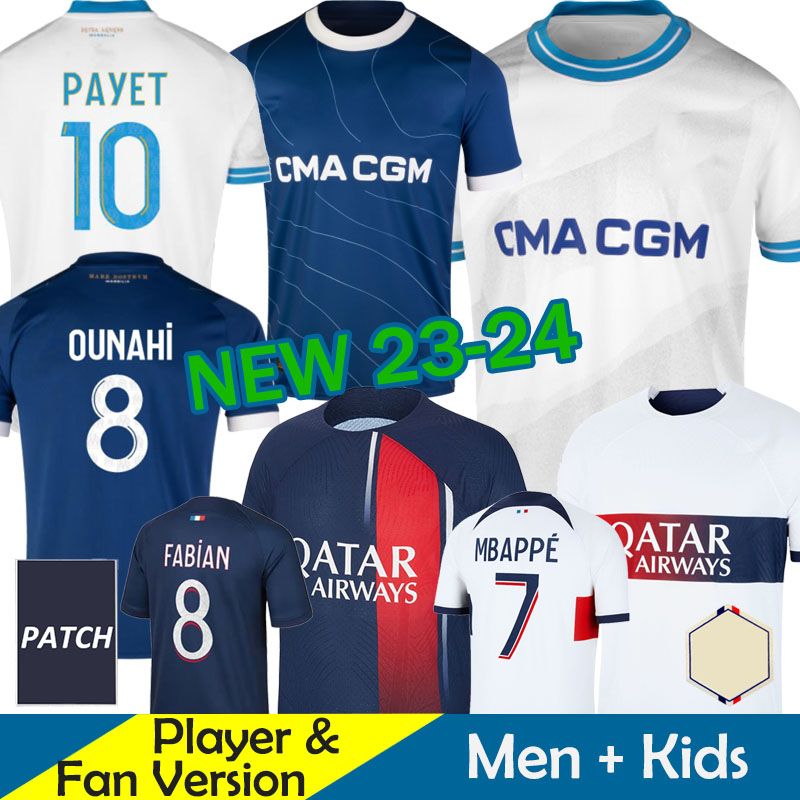 23/24 Maillot PSgS MBAPPE Soccer Jerseys MarSeiLleS Kids Kit Foot Player Version 2023 2024 Home Maglia Paris OM Olympique Football Shirt PAYET ALEXIS FABIAN VITINHA, 23-24 kids away
23/24 Maillot PSgS MBAPPE Soccer Jerseys MarSeiLleS Kids Kit Foot Player Version 2023 2024 Home Maglia Paris OM Olympique Football Shirt PAYET ALEXIS FABIAN VITINHA, 23-24 kids away