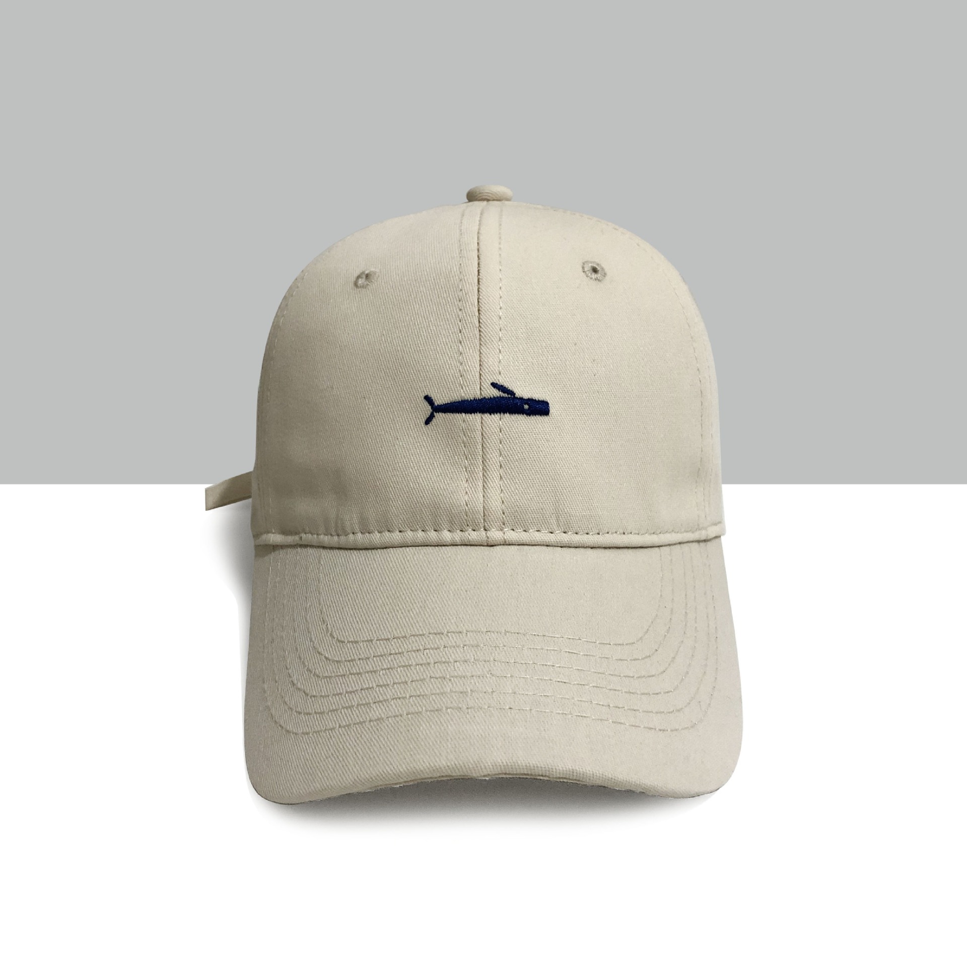 New Woman's Baseball Caps Casual Cotton Sun Hats Embroidery Cartoon Whale Hats for Women Unisex Solid Color Visor Hats Cap Male