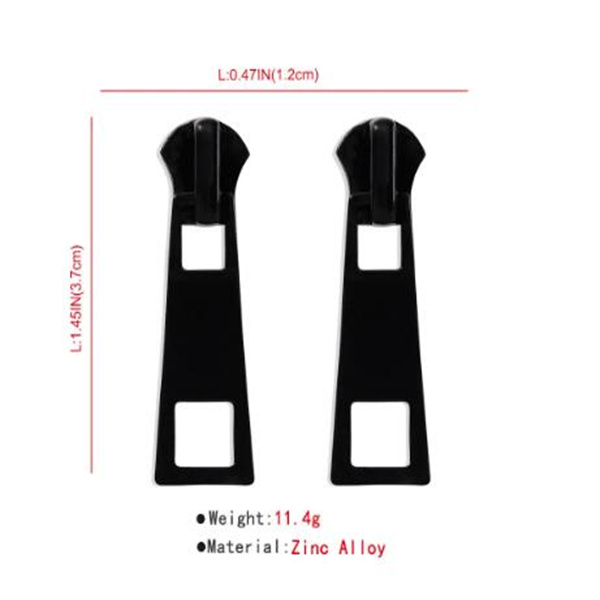 Personality Zipper Stud Earrings Fashion Jewelry for Women Unusual Earrings 2022 Geometry Ear Ring Pop Hip Hop Piercing Jewelry GC2204