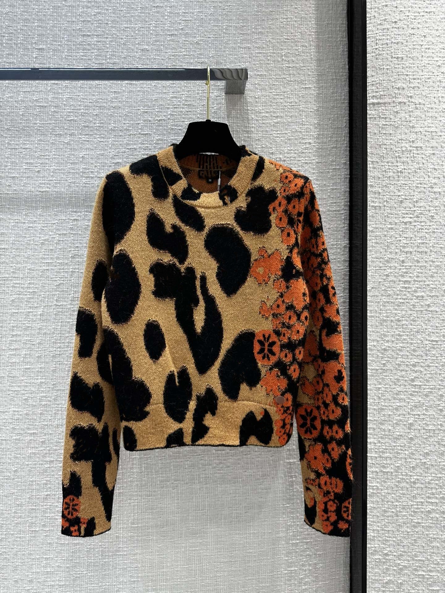 2023 New Autumn Winter Milan Runway Sweaters Crew Neck Long Sleeve High End Jacquard Pullover Women' Designer Clothing 0706-9, Customize
2023 New Autumn Winter Milan Runway Sweaters Crew Neck Long Sleeve High End Jacquard Pullover Women' Designer Clothing 0706-9, Customize