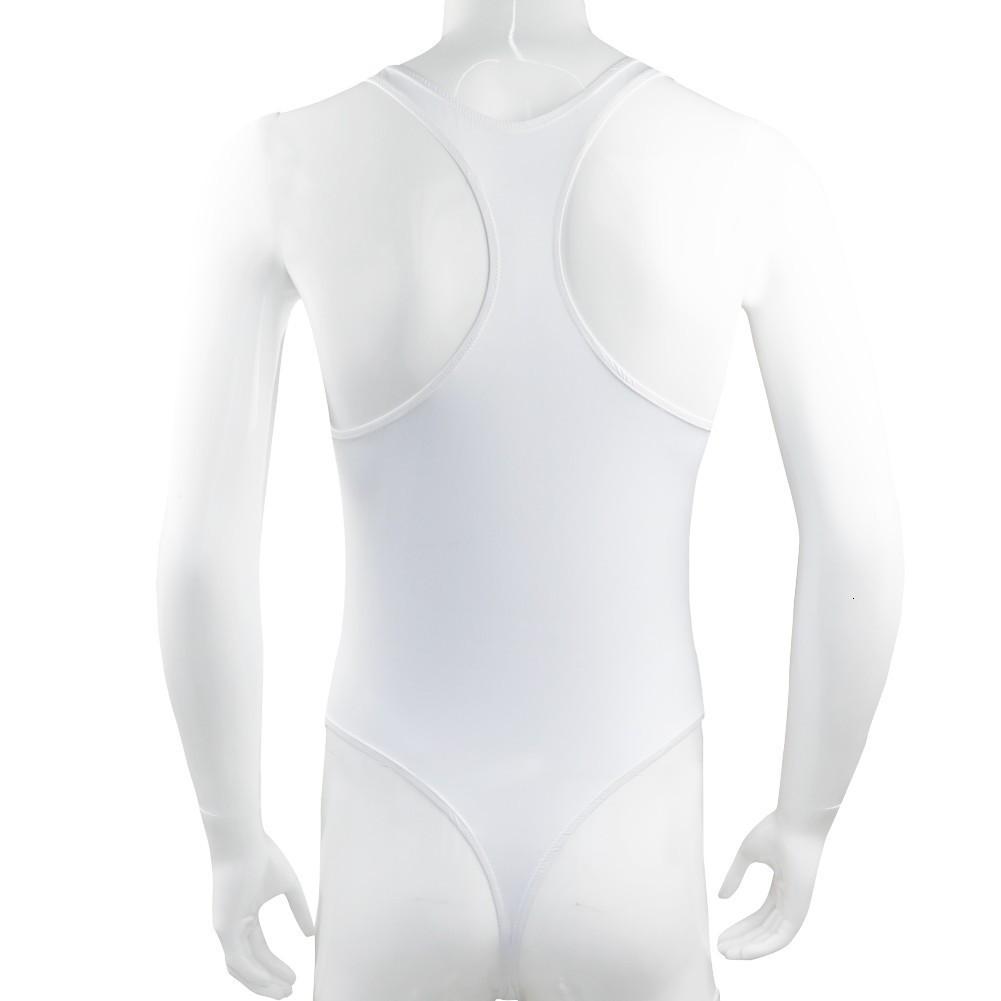 Men's Swimwear sexy underwear tight men's long sleeve elastic Thong Wetlook Skintight garment 230705