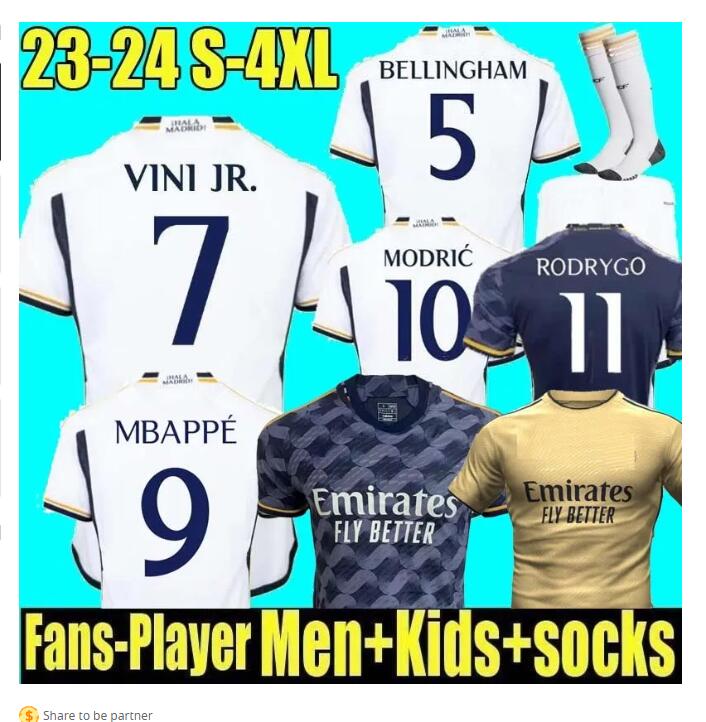 23 24 MBAPPE #9 Real Madrids fans Player Soccer Jerseys BENZEMA BELLINGHAM 2023 VINI JR football shirts camiseta de futbol men kids kit uniforms MODRIC tops, Purple
23 24 MBAPPE #9 Real Madrids fans Player Soccer Jerseys BENZEMA BELLINGHAM 2023 VINI JR football shirts camiseta de futbol men kids kit uniforms MODRIC tops, Purple