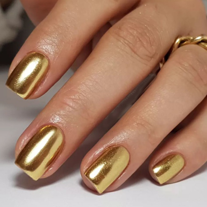 Nail Gel 12 Colors Mirror Polish Longlasting Quickdrying Metallic Silver Purple Rose Gold Nail Polish Is Not Peelable Nails Decoration 230706