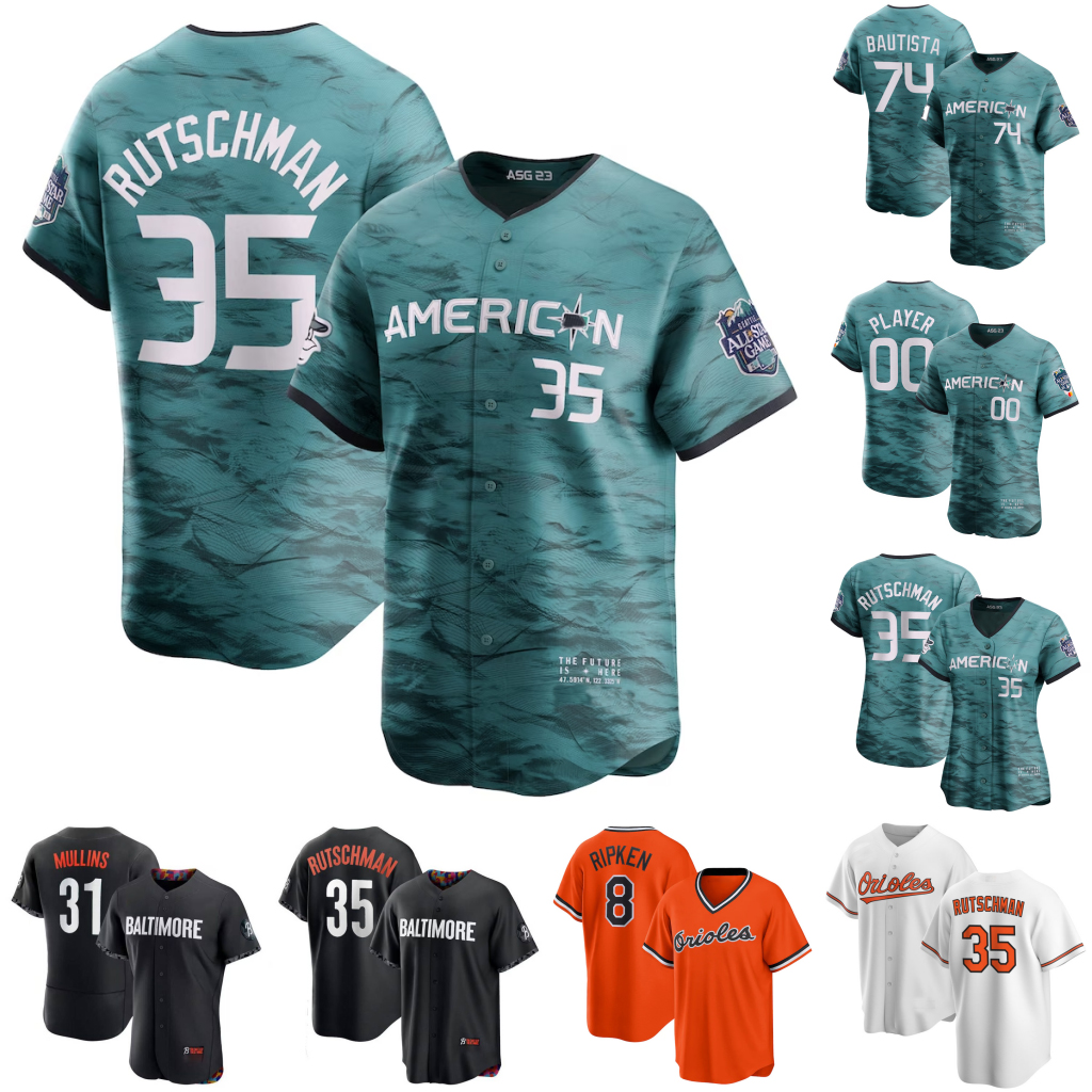 Baltimore Adley Rutschma 2023 All Star Orioles Jersey Anthony Santander Felix Bautista Austin Hays Cedric Mullins Austin Hays Jorge Mateo Gunnar Henderson Urias, Black men s-xxxl
Baltimore Adley Rutschma 2023 All Star Orioles Jersey Anthony Santander Felix Bautista Austin Hays Cedric Mullins Austin Hays Jorge Mateo Gunnar Henderson Urias, Black men s-xxxl