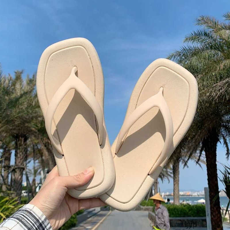 

Non-slip Rubber Slippers Flip Flop Women's Beach Flip Flops Sandal Shoes Luxury Summer c Flat Soft Slides Platform Foam Sandal Retro Water Pool Sport Trainer S41902