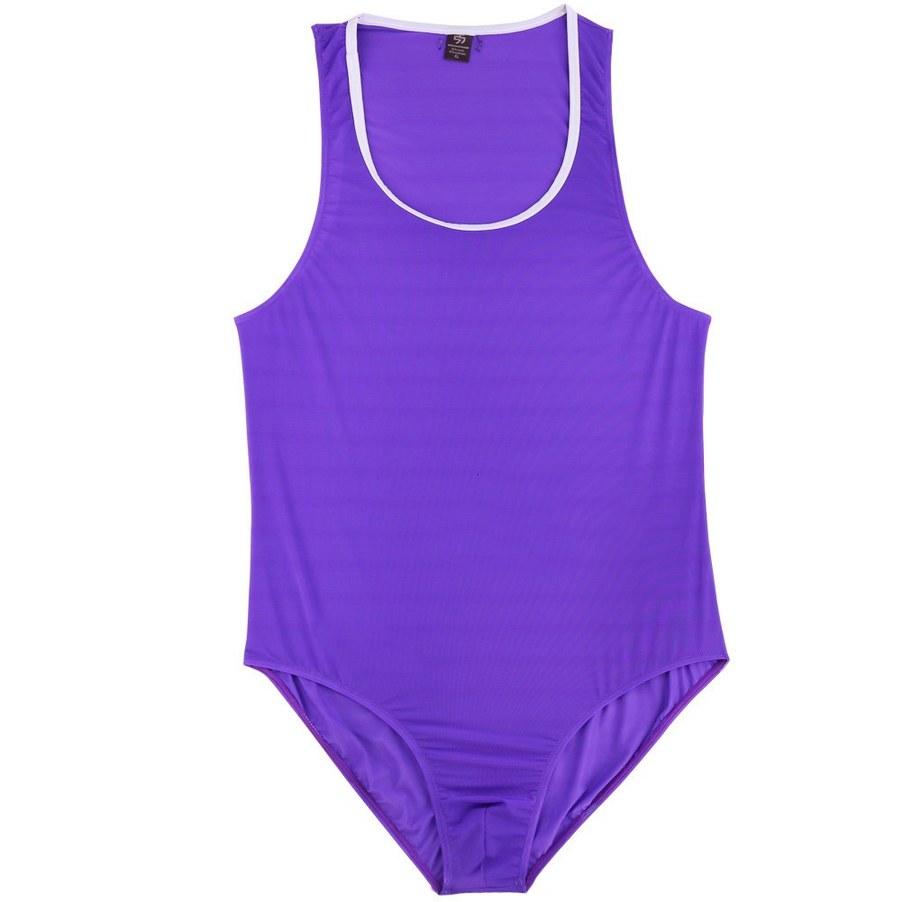 Men's Swimwear Swimsuit men's wrestling single suit swimsuit high cut gym Skintight garment 230705
