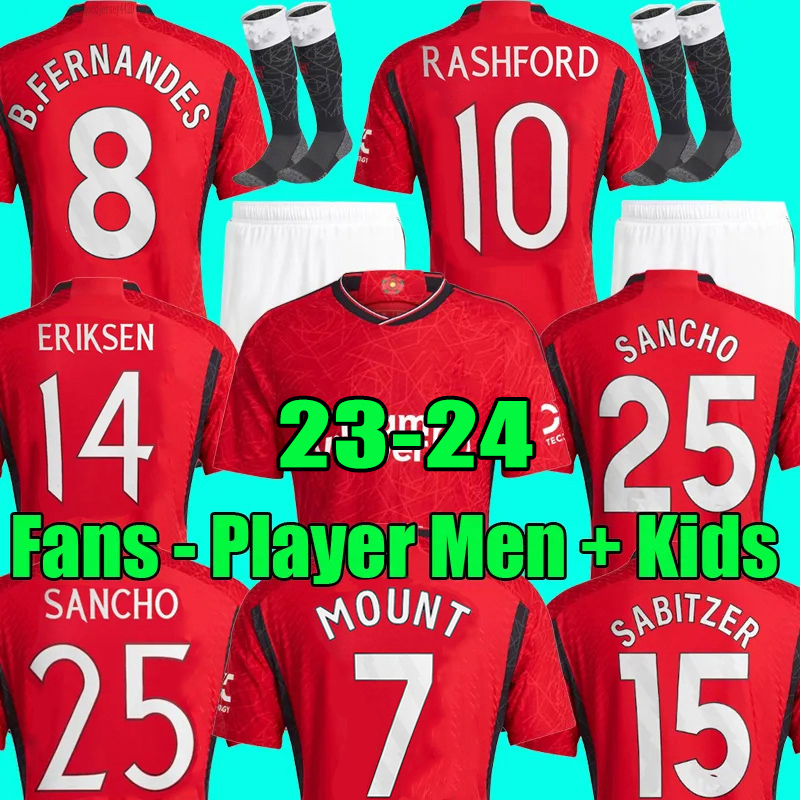 RASHFORD RETRO Soccer Jerseys 23 24 MOUNT RONALDO BECKHAM CANTONA 88 90 92 07 08 SANCHO ANTONY Shirt Kit CASEMIRO GARNACHO MANS BRUNO UTDS FERNANDES Football Kits Sets, 10
RASHFORD RETRO Soccer Jerseys 23 24 MOUNT RONALDO BECKHAM CANTONA 88 90 92 07 08 SANCHO ANTONY Shirt Kit CASEMIRO GARNACHO MANS BRUNO UTDS FERNANDES Football Kits Sets, 10